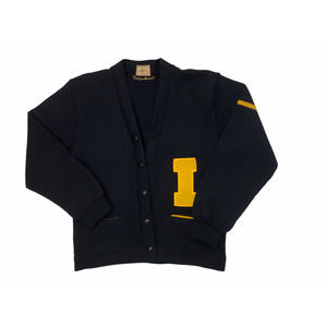 VTG 1940's Dehen Idaho Varsity Sweater M